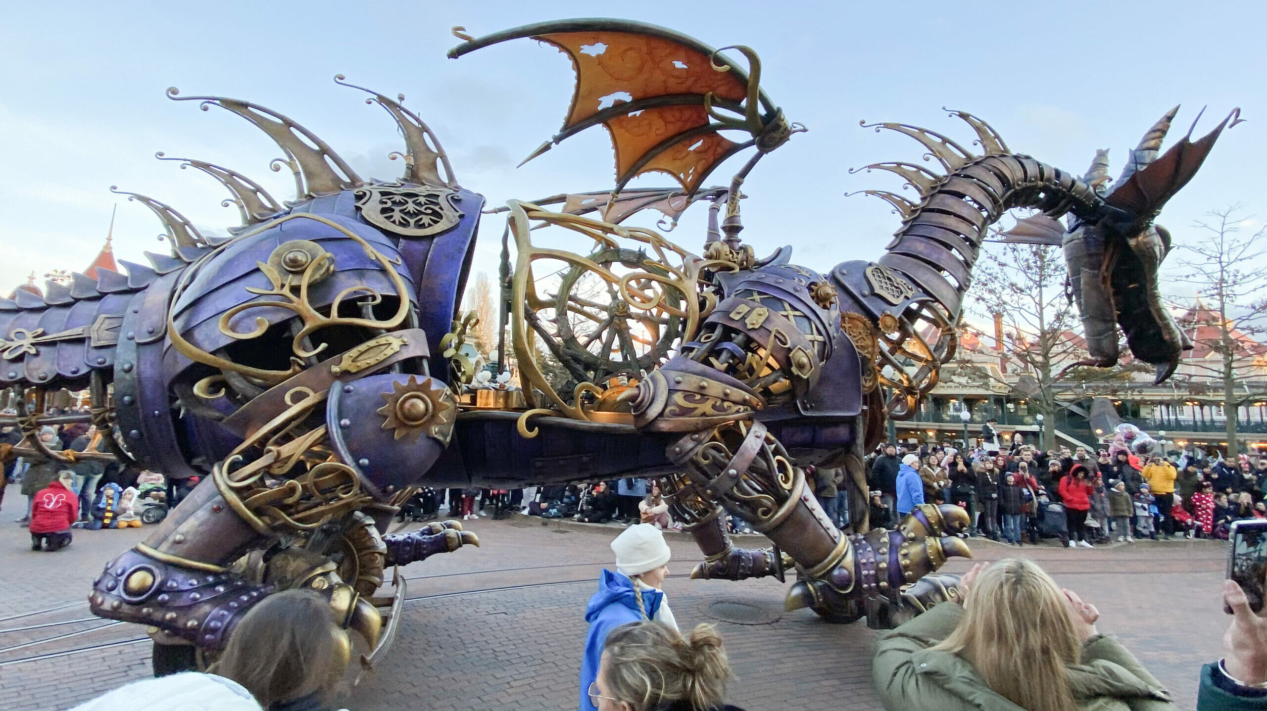 Disney parade in Disneyland Paris park in Marne-la-Vallee
